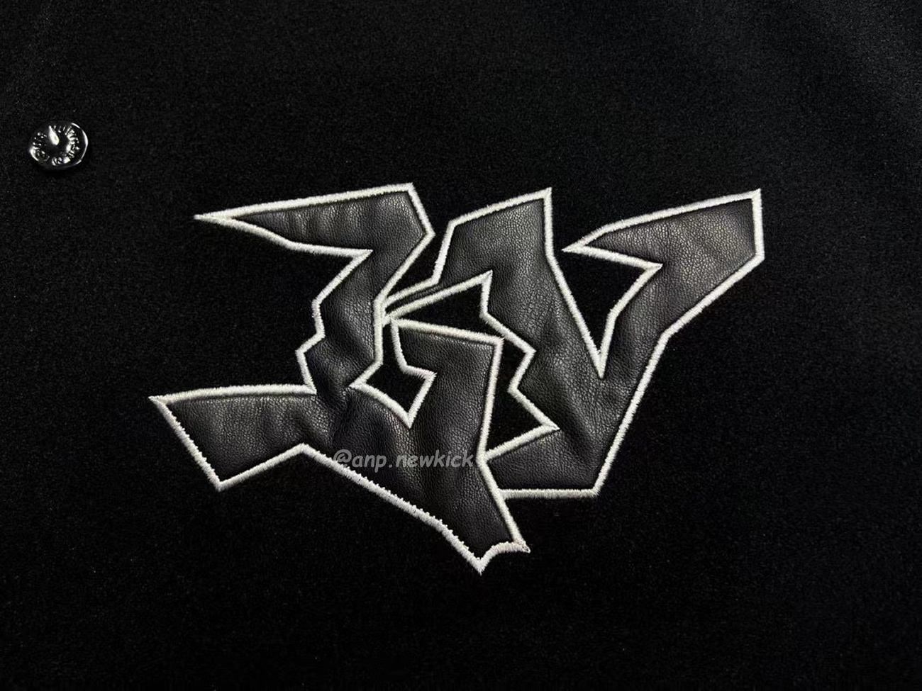 Louis Vuitton Dark Clown Reversible Men Panel Leather Baseball Jersey (8) - www.newkick.vip